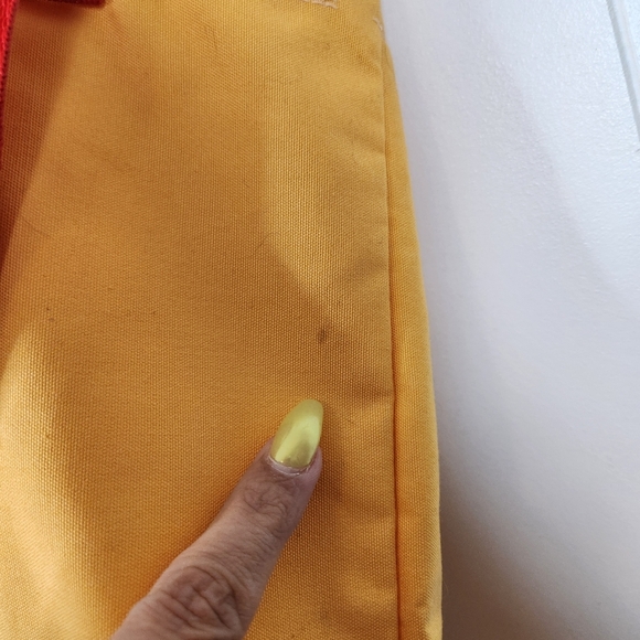 Arizona Novelty Souvenir Tote Bag Purse Large 1990s 90s Yellow Cactus Bohemian - Picture 6 of 9